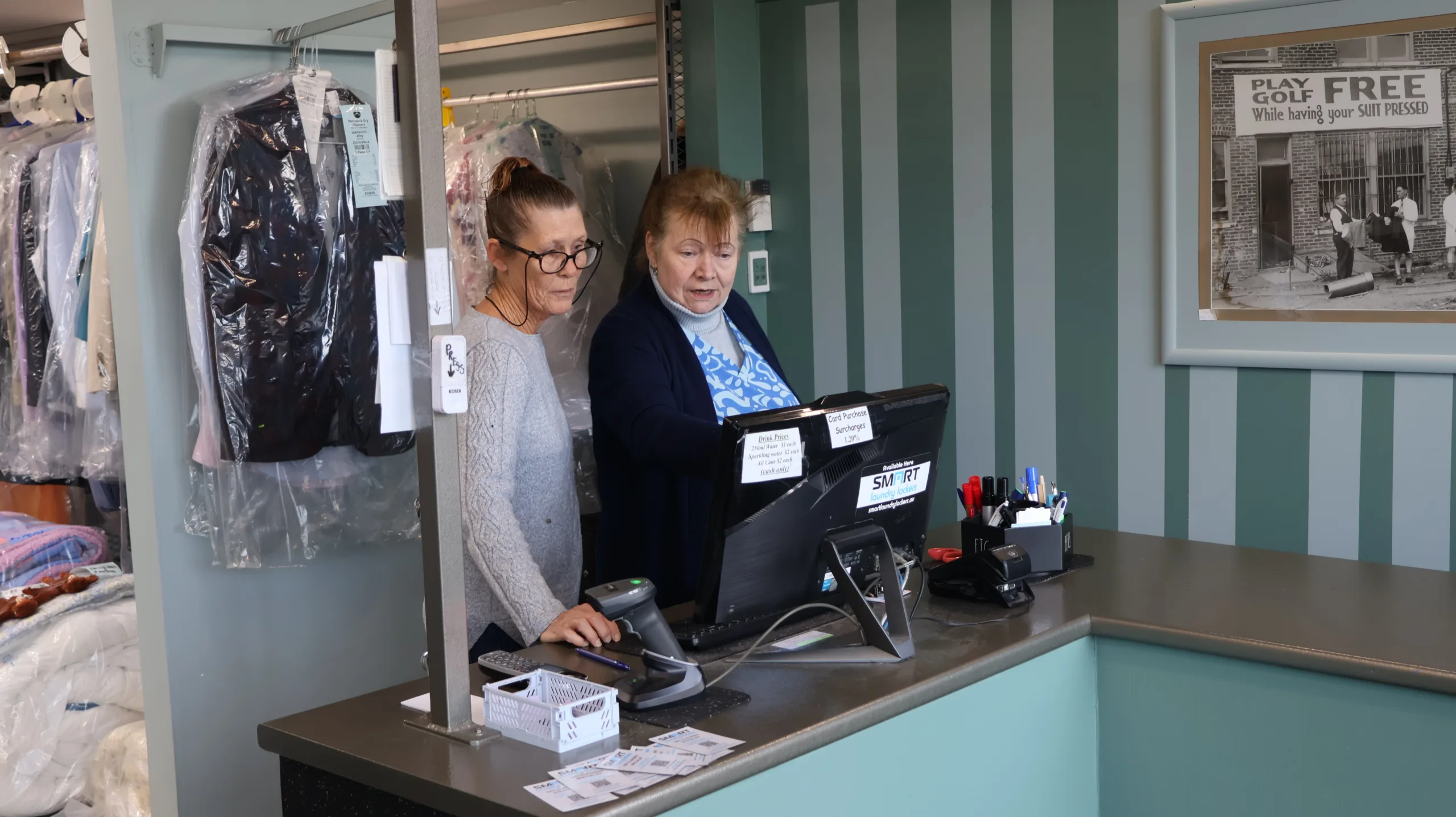 peninsula dry cleaners affordable price on counter